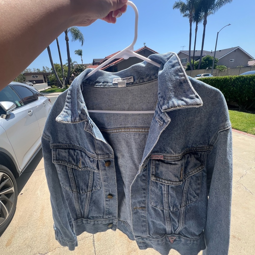 Guess by Marciano Blue Jean Jacket